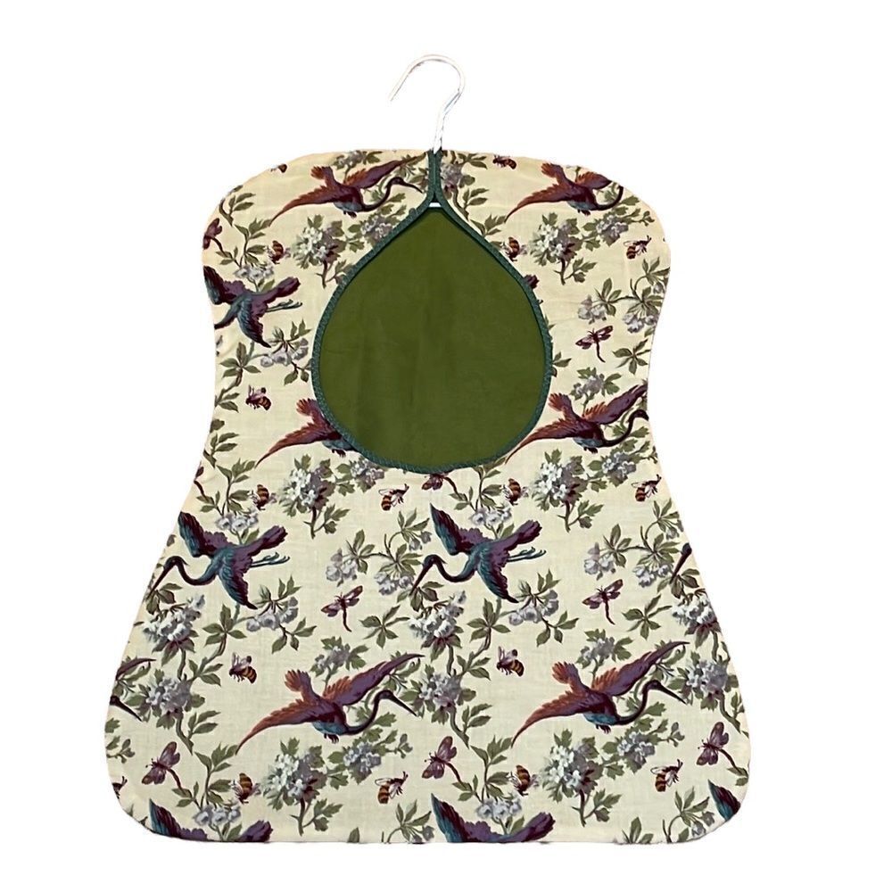 New! Clothespin Bag, retro design, birds Herons